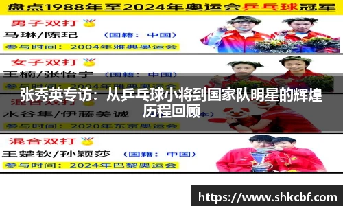 张秀英专访：从乒乓球小将到国家队明星的辉煌历程回顾